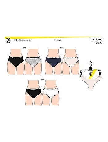 Culotte CXL By LACROIX X6 - Pack de 6