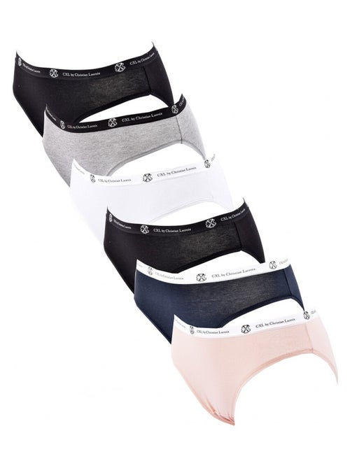 Culotte CXL By LACROIX X6 - Pack de 6 - Kiabi
