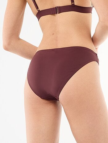 Culotte de bain avec bords macramé