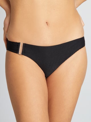Culotte de bain en maille gaufrée