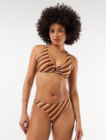 Culotte de bain en microfibre imprimée