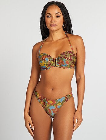 Culotte de bain imprimé fleuri