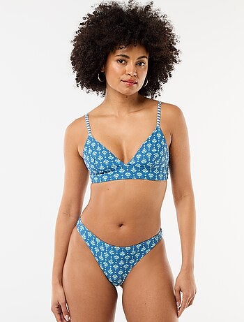 Culotte de bain imprimée réversible