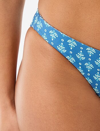 Culotte de bain imprimée réversible