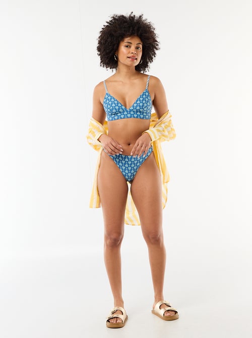 Culotte de bain imprimée réversible - Kiabi