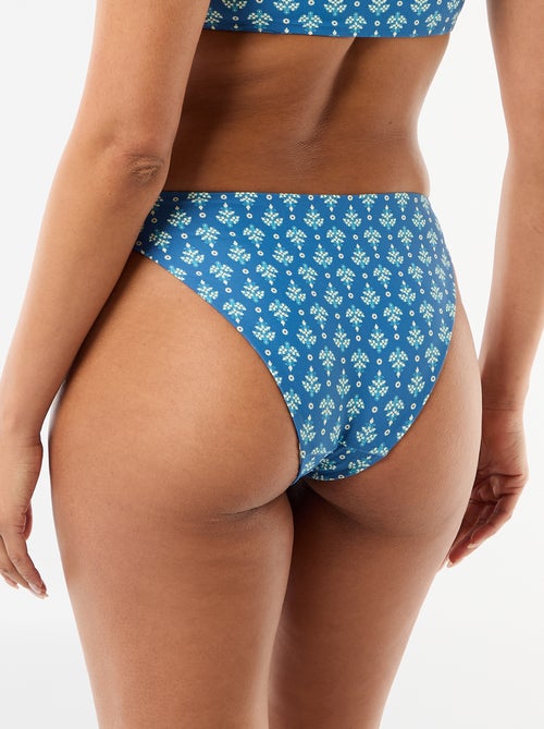 Culotte de bain imprimée réversible - Kiabi