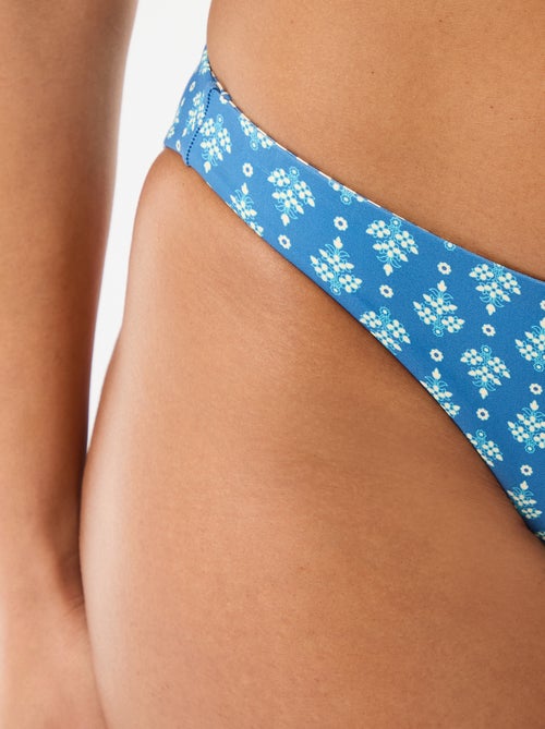 Culotte de bain imprimée réversible - Kiabi