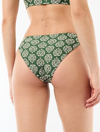 Culotte de bain imprimée réversible