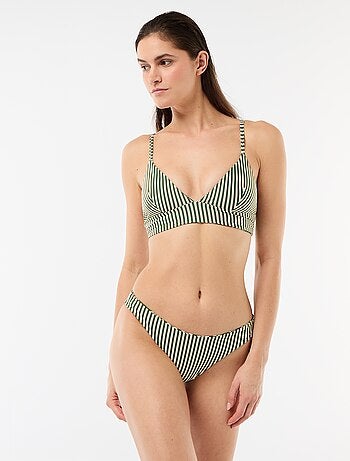 Culotte de bain imprimée réversible