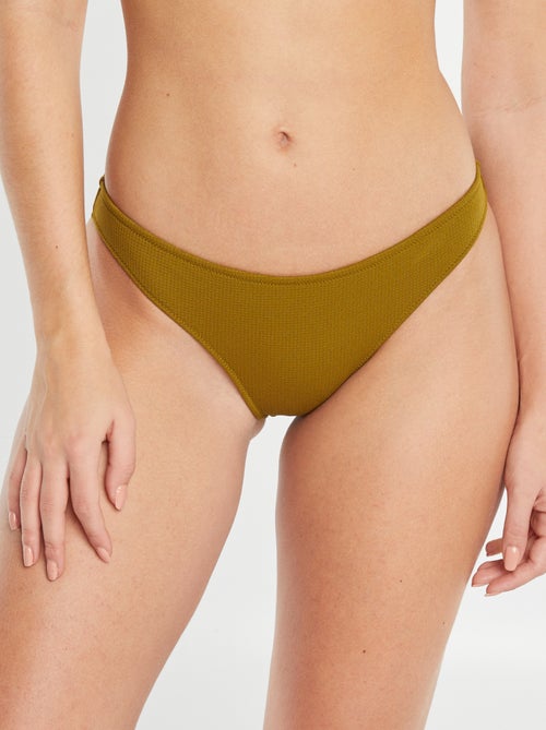 Culotte de bain maille texturée - Kiabi