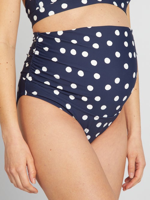 Culotte de bain maternité à pois - Kiabi