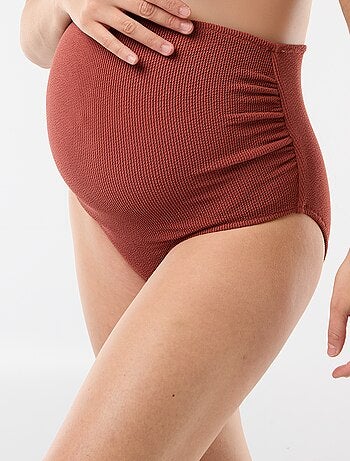 Culotte de bain maternité taille haute
