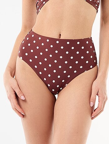 Culotte de bain shapewear taille haute