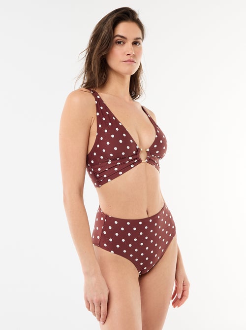 Culotte de bain shapewear taille haute - Kiabi