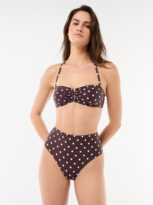 Culotte de bain shapewear taille haute - Kiabi