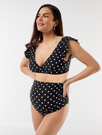 Culotte de bain taille haute maternité