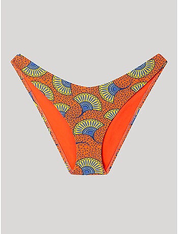 Culotte de bikini à motif tribal