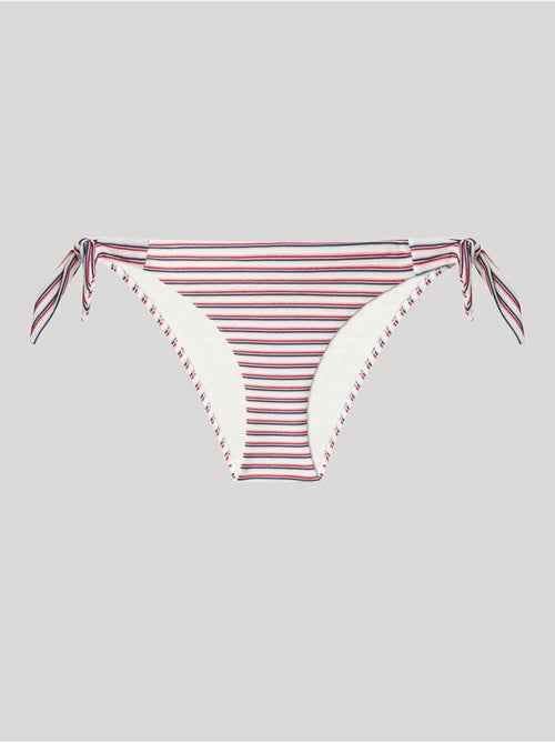 Culotte de bikini ajustable à rayures imprimées - Kiabi