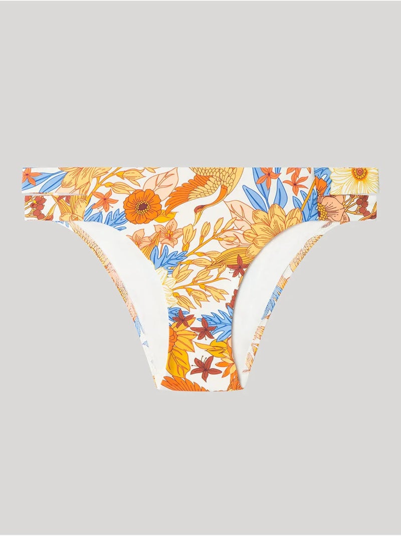Culotte de bikini classique à imprimé floral rétro Multicolore - Kiabi