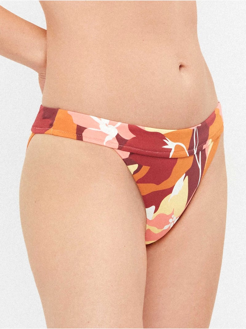 Culotte de bikini classique à imprimé géométrique rétro Multicolore - Kiabi