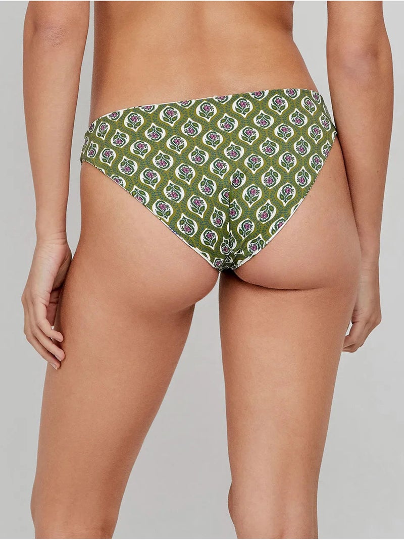 Culotte de bikini classique réversible Multicolore - Kiabi