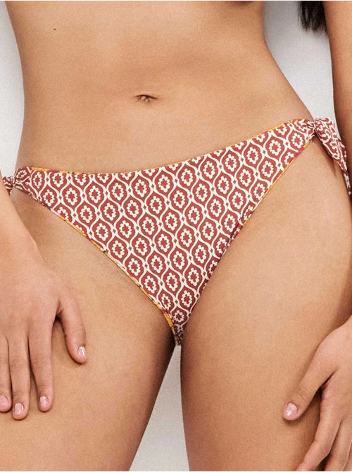 Culotte de bikini réversible et ajustable - Kiabi