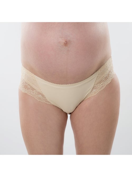 Culotte de maternité angélique avec dentelle 'bogema' - Kiabi Culotte de maternité angélique avec dentelle 'bogema' - Kiabi