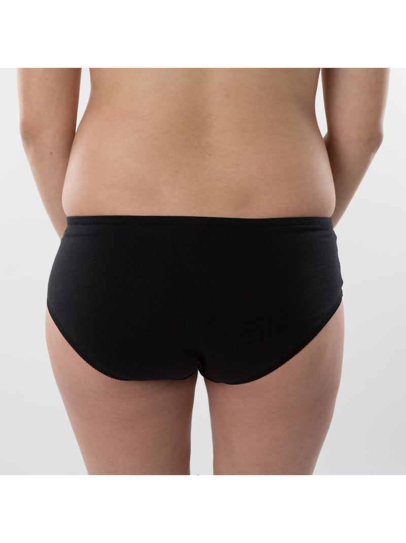 Culotte de maternité bio 'bogema' Noir - Kiabi