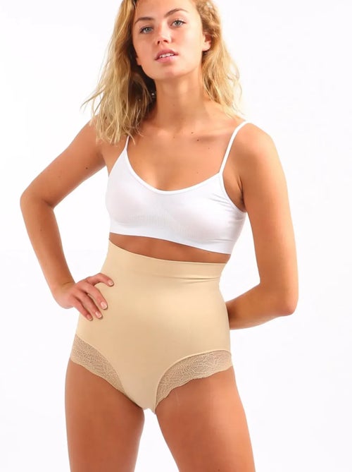 Culotte Dentelle amincissante Ventre Plat - Kiabi Culotte Dentelle amincissante Ventre Plat - Kiabi