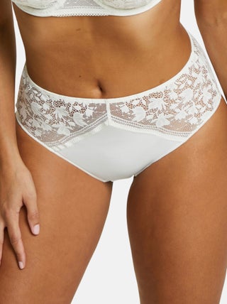Culotte dentelle et microfibre 'Sans complexe'