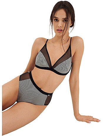 Culotte échancrée taille haute mia