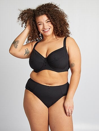 Culotte en microfibre côtelée