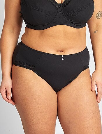 Culotte en microfibre côtelée