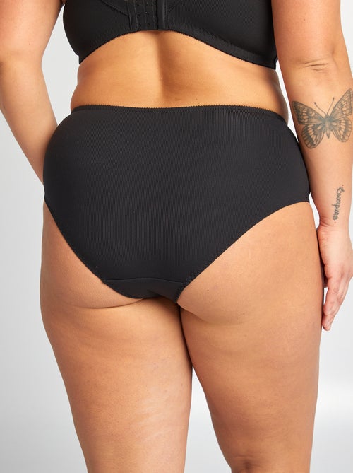 Culotte en microfibre côtelée - Kiabi