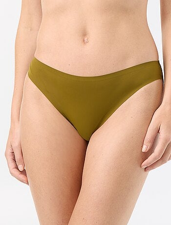 Culotte en microfibre et en dentelle