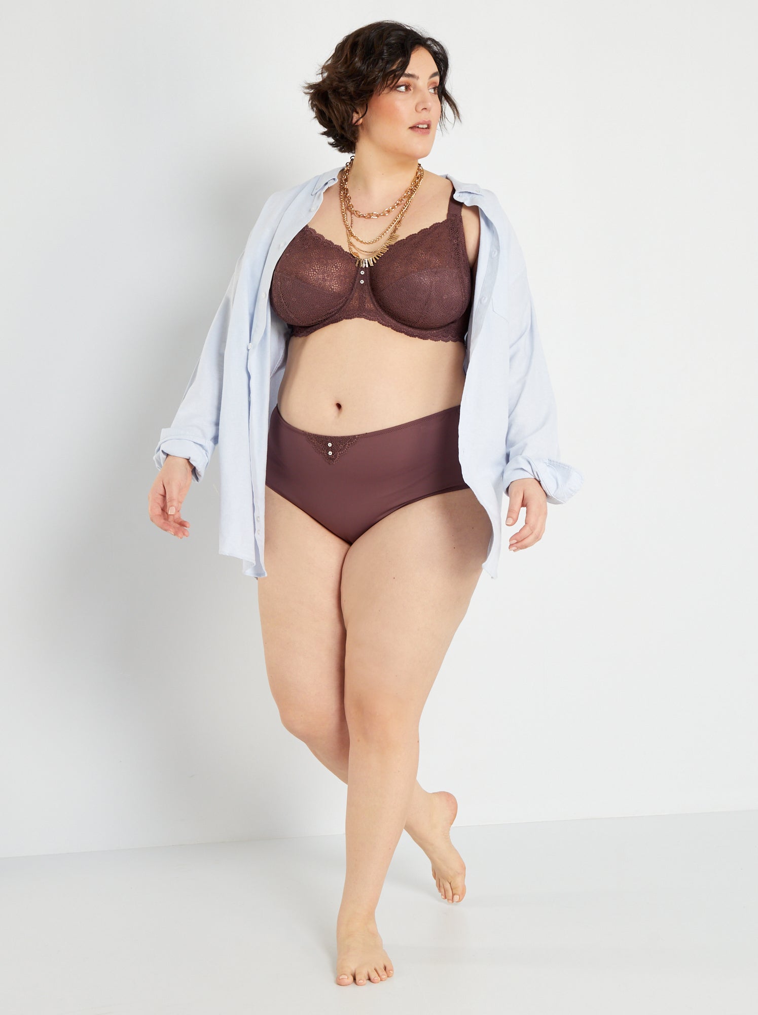 Culotte Aubade Réf. 1324 Prune Taille FR4 (EUR42) - Neuf Avec Étiquettes