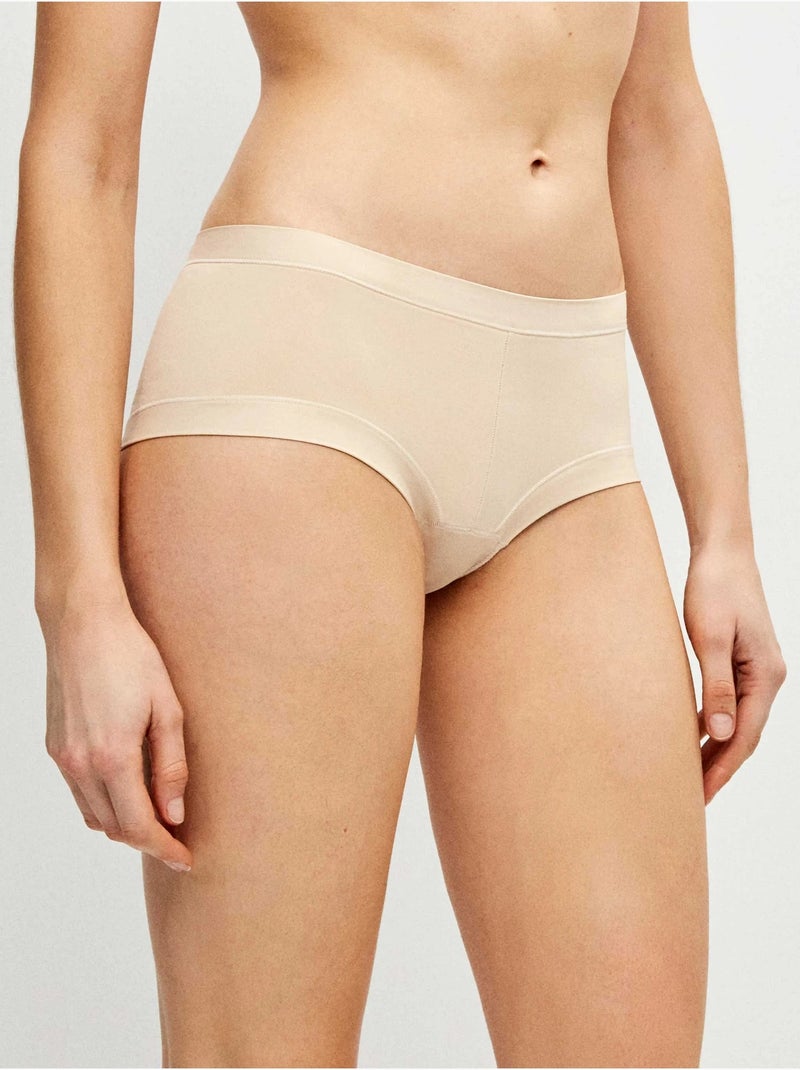 Culotte en microfibre Rose - Kiabi