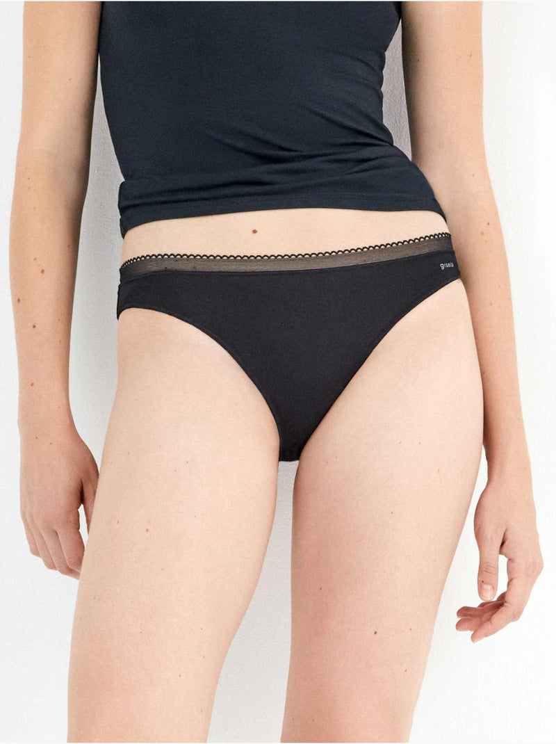 Culotte extraplat modal lenzing Noir - Kiabi
