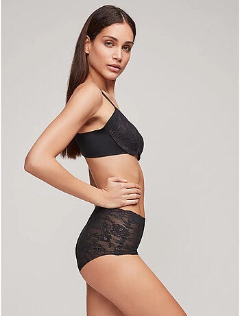 Culotte haut enveloppant coupe laser