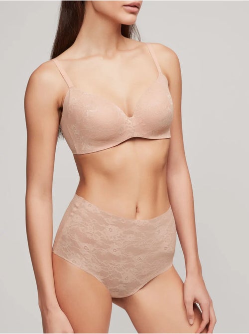 Culotte haut enveloppant coupe laser - Kiabi