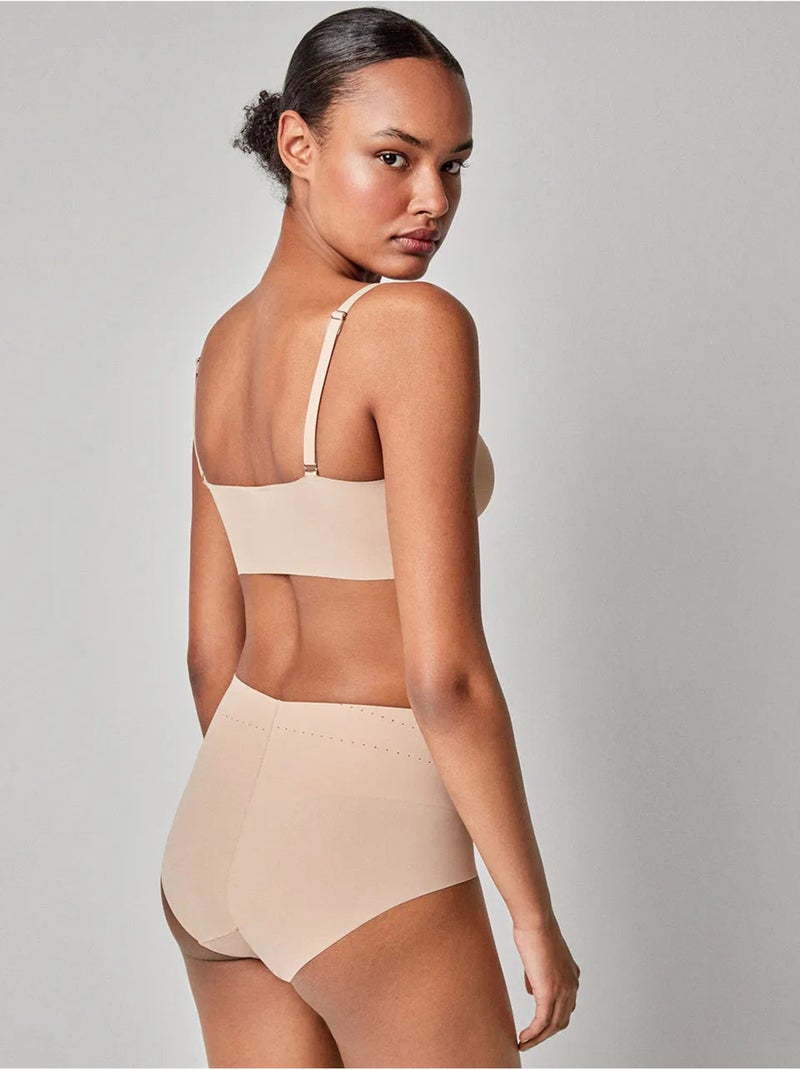 Culotte haute avec renfort frontal Rose - Kiabi