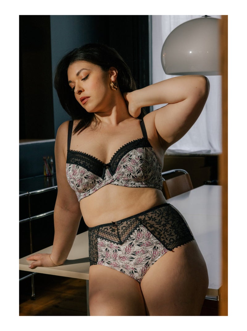Culotte haute belen Noir - Kiabi