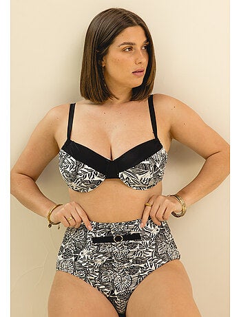 Culotte haute de maillot de bain beach