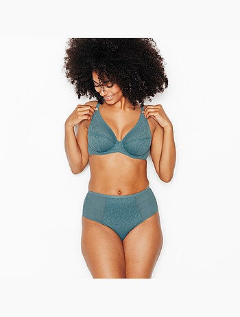 Culotte haute dentelle juliane - rougegorge lingerie