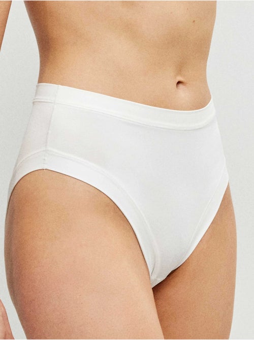 Culotte haute en microfibre - Kiabi