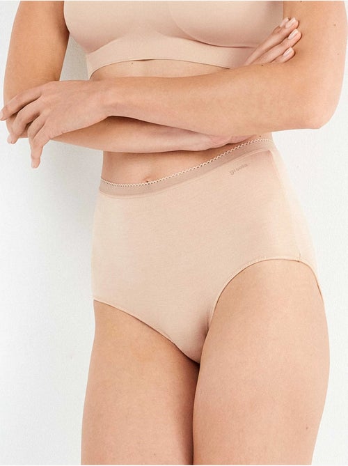 Culotte haute extra-plate en modal lenzing - Kiabi
