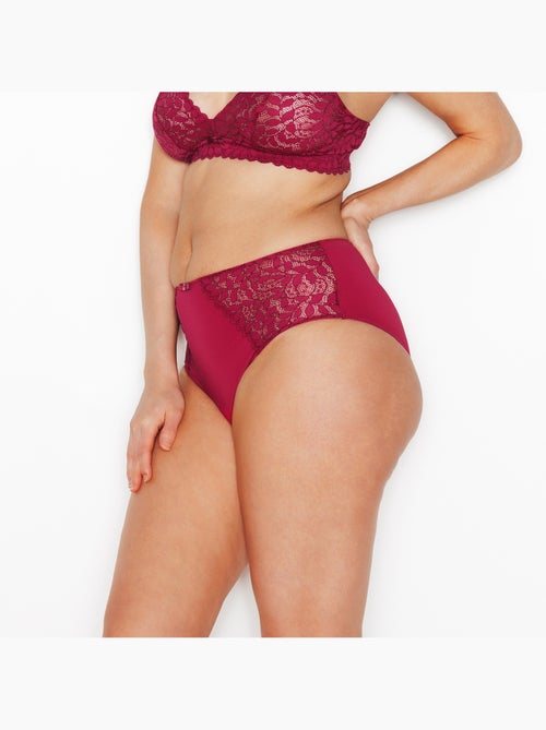 Culotte haute micro dentelle isadora - rougegorge lingerie - Kiabi
