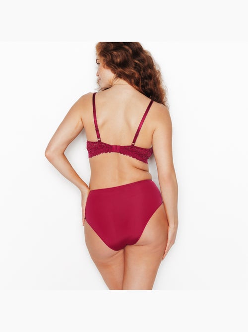 Culotte haute micro dentelle isadora - rougegorge lingerie - Kiabi