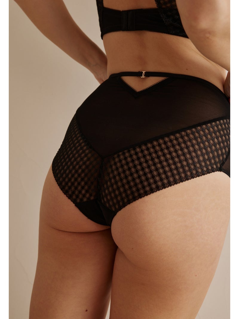 Culotte haute mila Noir - Kiabi