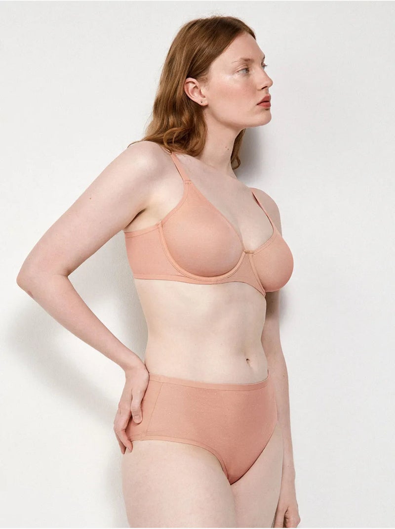 Culotte haute Rose - Kiabi